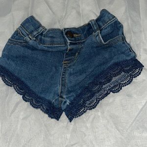 Baby girl jean shorts